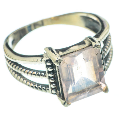 Rose Quartz Rings handcrafted by Ana Silver Co - RING62228