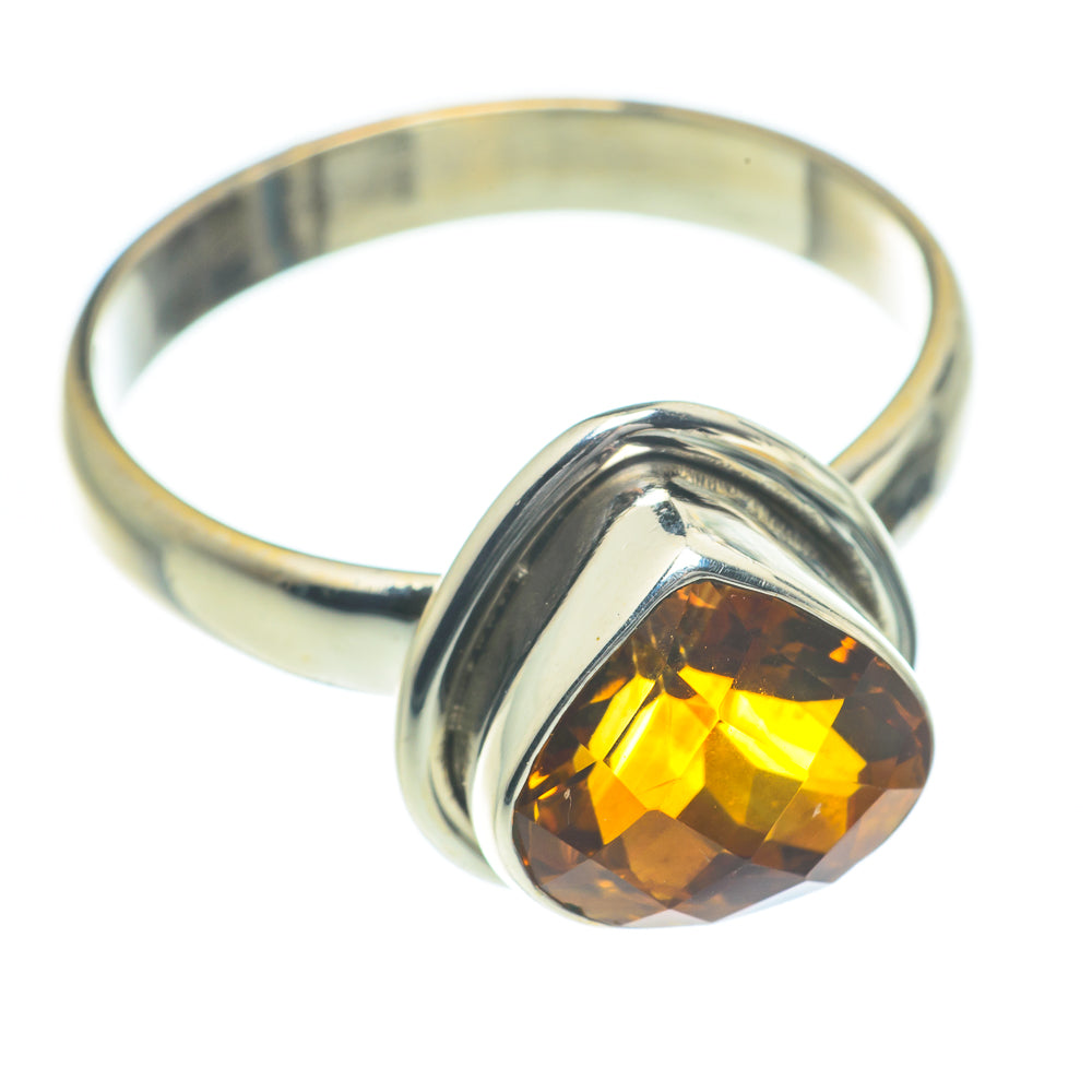 Mandarin Citrine Rings handcrafted by Ana Silver Co - RING62240