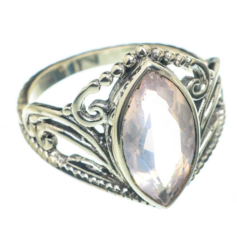 Rose Quartz Rings handcrafted by Ana Silver Co - RING62243