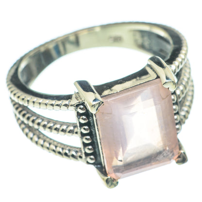 Rose Quartz Rings handcrafted by Ana Silver Co - RING62246