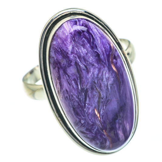 Charoite Rings handcrafted by Ana Silver Co - RING62251