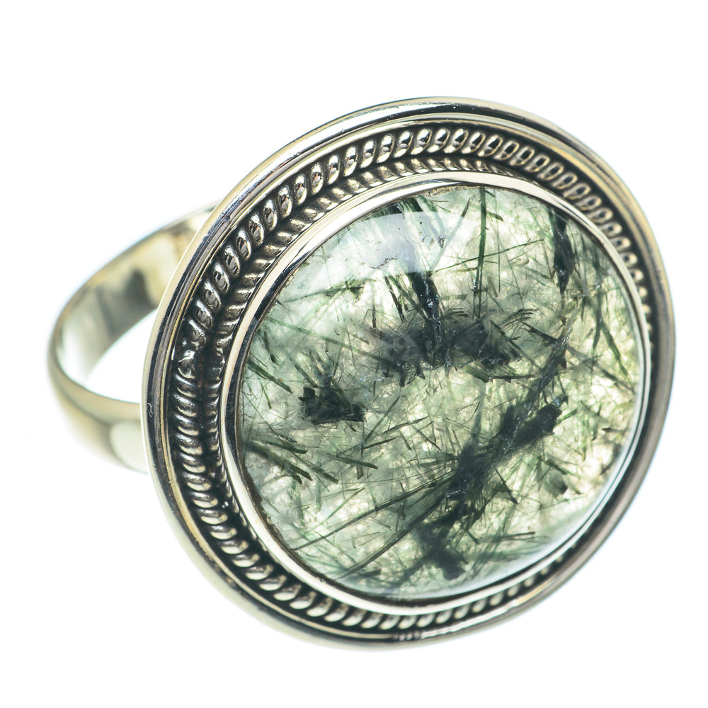 Tourmalinated Quartz Rings handcrafted by Ana Silver Co - RING62255