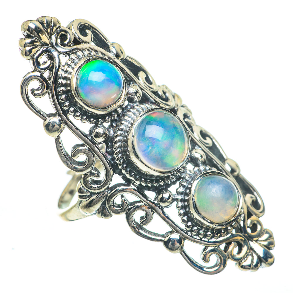 Ethiopian Opal Rings handcrafted by Ana Silver Co - RING62262