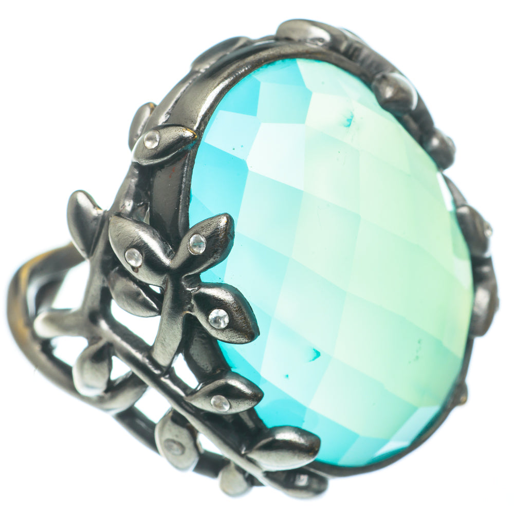 Aqua Chalcedony Rings handcrafted by Ana Silver Co - RING62264