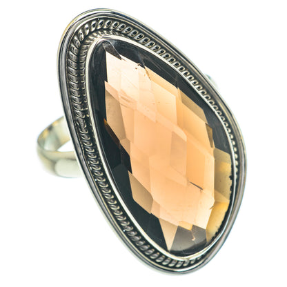 Smoky Quartz Rings handcrafted by Ana Silver Co - RING62269