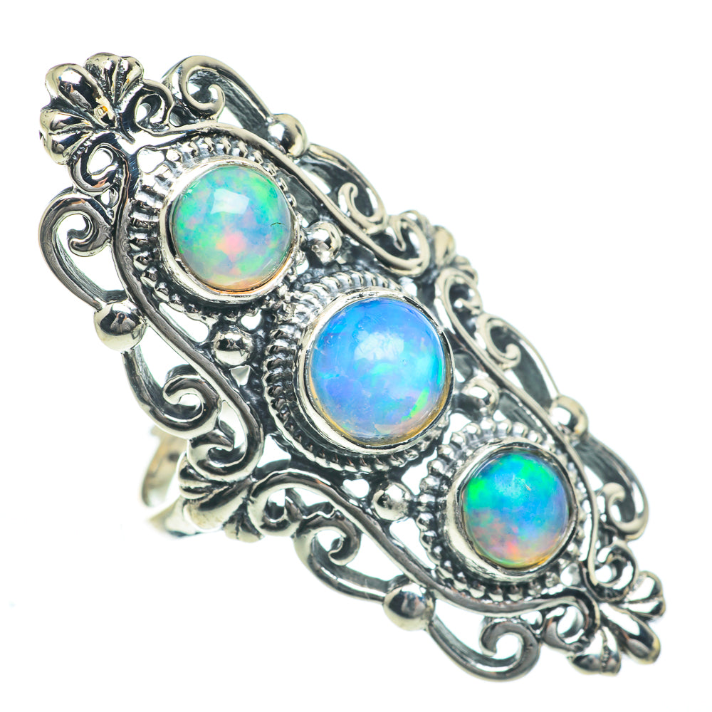 Ethiopian Opal Rings handcrafted by Ana Silver Co - RING62280