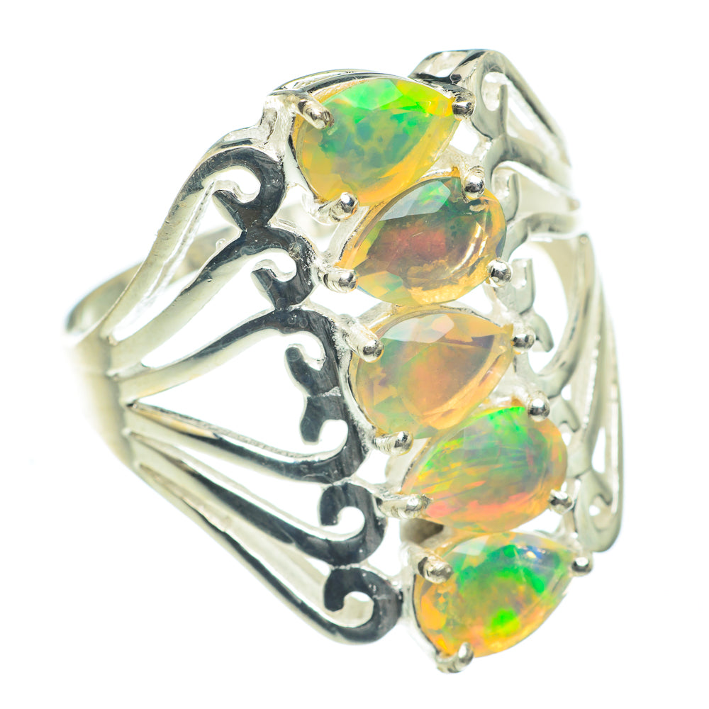 Ethiopian Opal Rings handcrafted by Ana Silver Co - RING62282