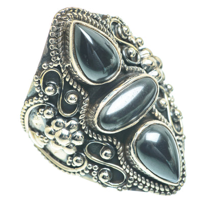 Hematite Rings handcrafted by Ana Silver Co - RING62283