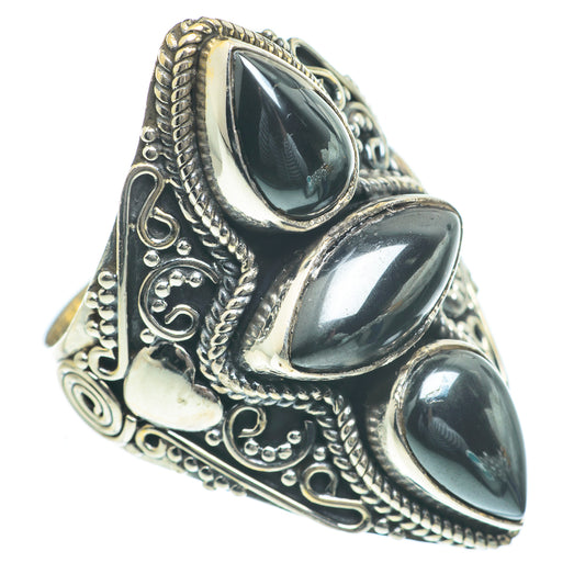 Hematite Rings handcrafted by Ana Silver Co - RING62284