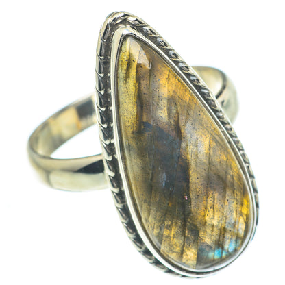 Labradorite Rings handcrafted by Ana Silver Co - RING62289