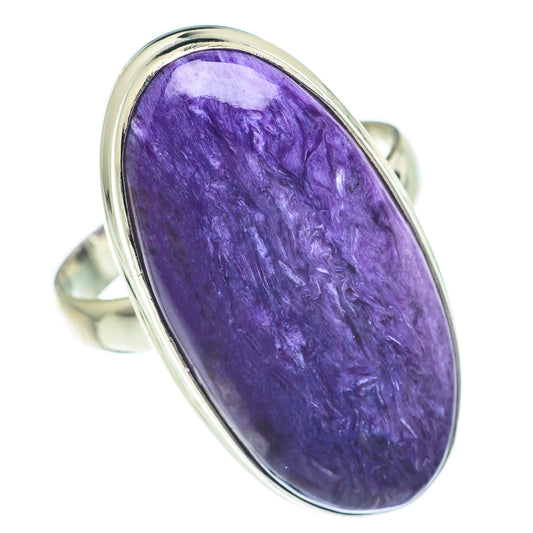 Charoite Rings handcrafted by Ana Silver Co - RING62302