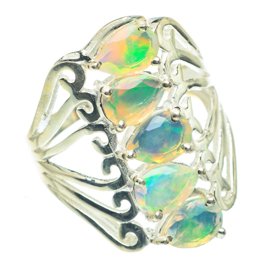 Ethiopian Opal Rings handcrafted by Ana Silver Co - RING62309
