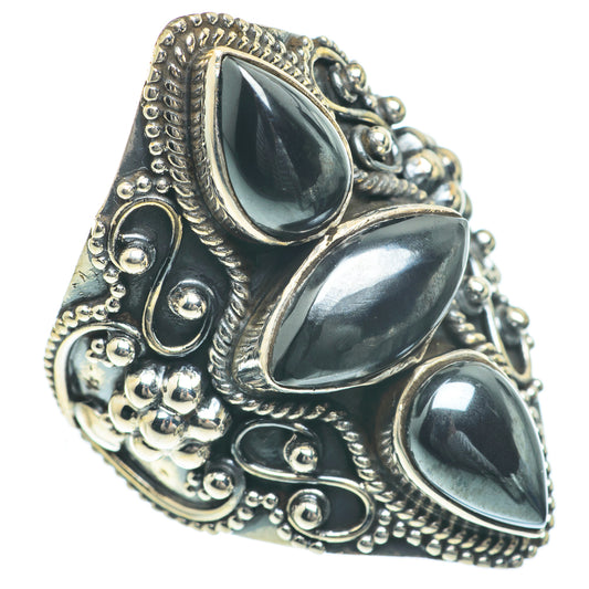 Hematite Rings handcrafted by Ana Silver Co - RING62310
