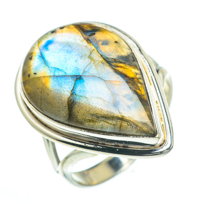 Labradorite Rings handcrafted by Ana Silver Co - RING62316