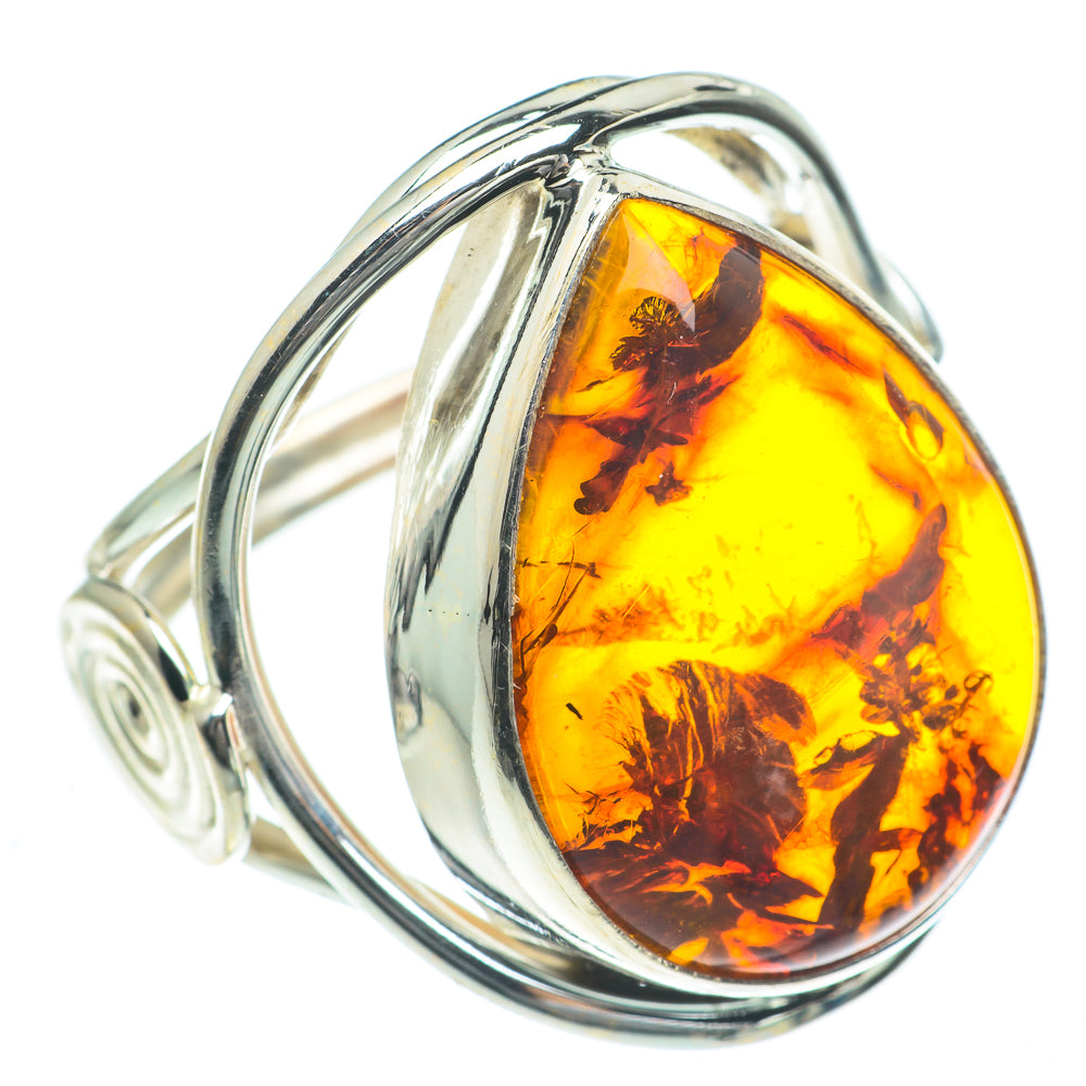 Baltic Amber Rings handcrafted by Ana Silver Co - RING62321