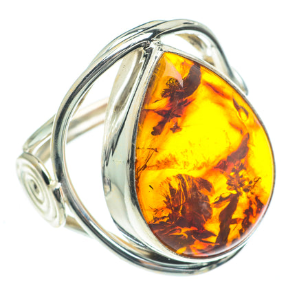 Baltic Amber Rings handcrafted by Ana Silver Co - RING62321