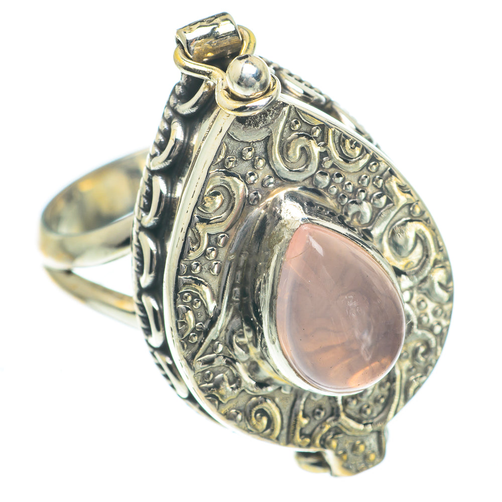 Rose Quartz Rings handcrafted by Ana Silver Co - RING62324