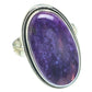 Charoite Rings handcrafted by Ana Silver Co - RING62326