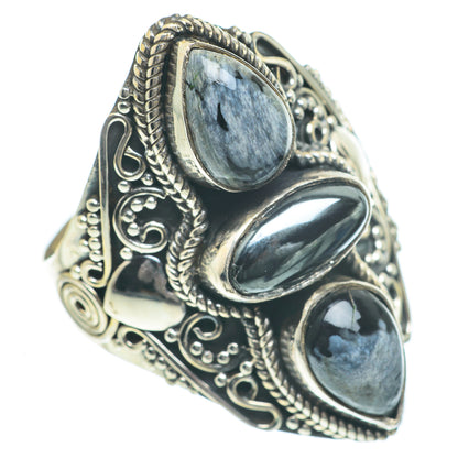 Hematite Rings handcrafted by Ana Silver Co - RING62333