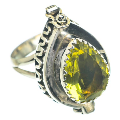 Olive Quartz Rings handcrafted by Ana Silver Co - RING62336