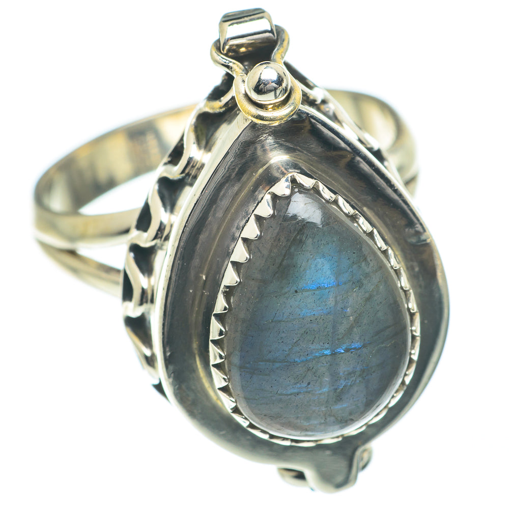 Labradorite Rings handcrafted by Ana Silver Co - RING62340
