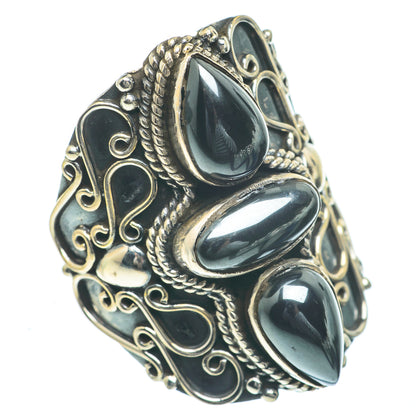Hematite Rings handcrafted by Ana Silver Co - RING62350