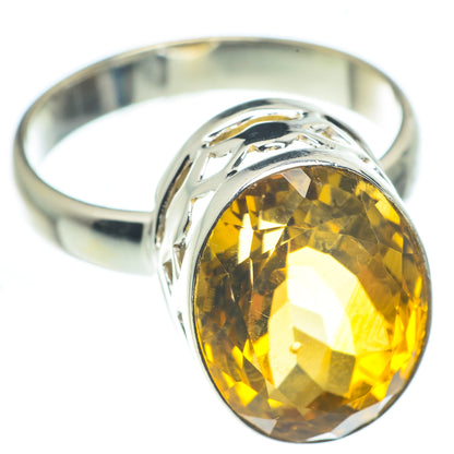 Lemon Quartz Rings handcrafted by Ana Silver Co - RING62361