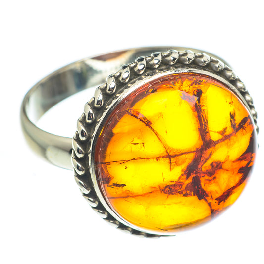 Baltic Amber Rings handcrafted by Ana Silver Co - RING62365