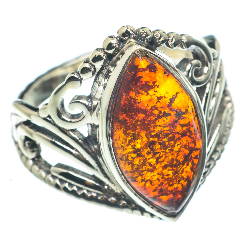 Baltic Amber Rings handcrafted by Ana Silver Co - RING62366