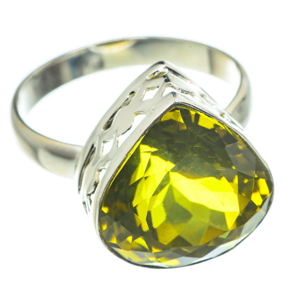 Olive Quartz Rings handcrafted by Ana Silver Co - RING62387