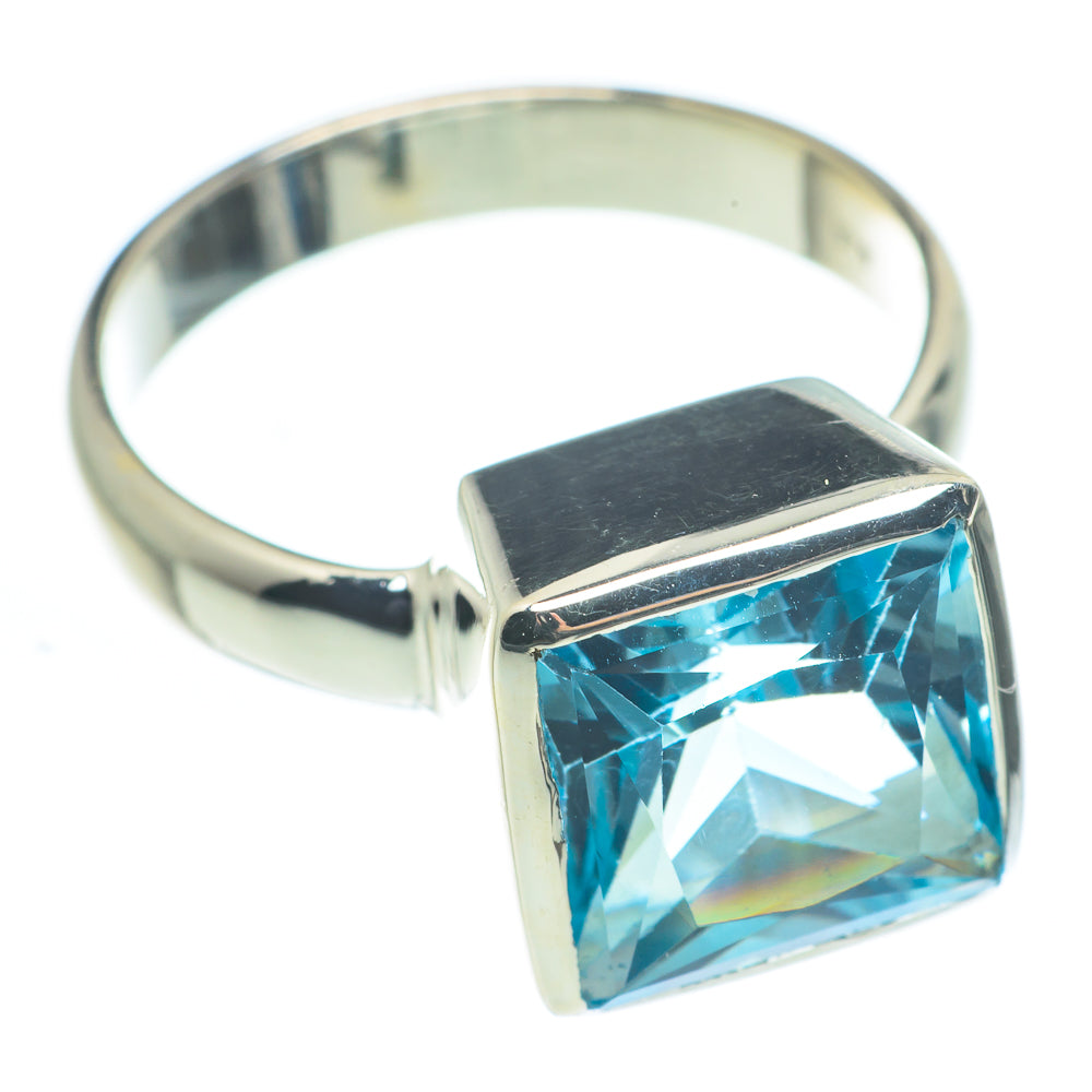 Blue Topaz Rings handcrafted by Ana Silver Co - RING62390
