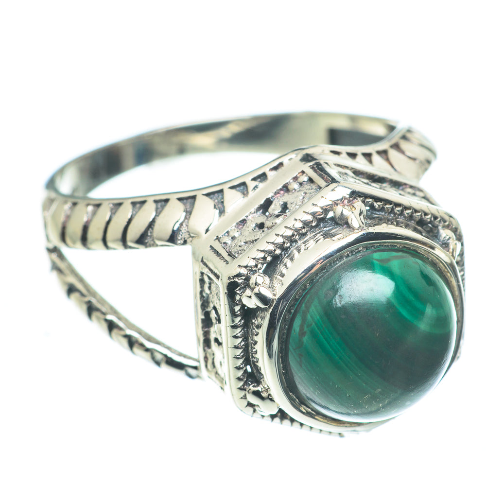 Malachite Rings handcrafted by Ana Silver Co - RING62391