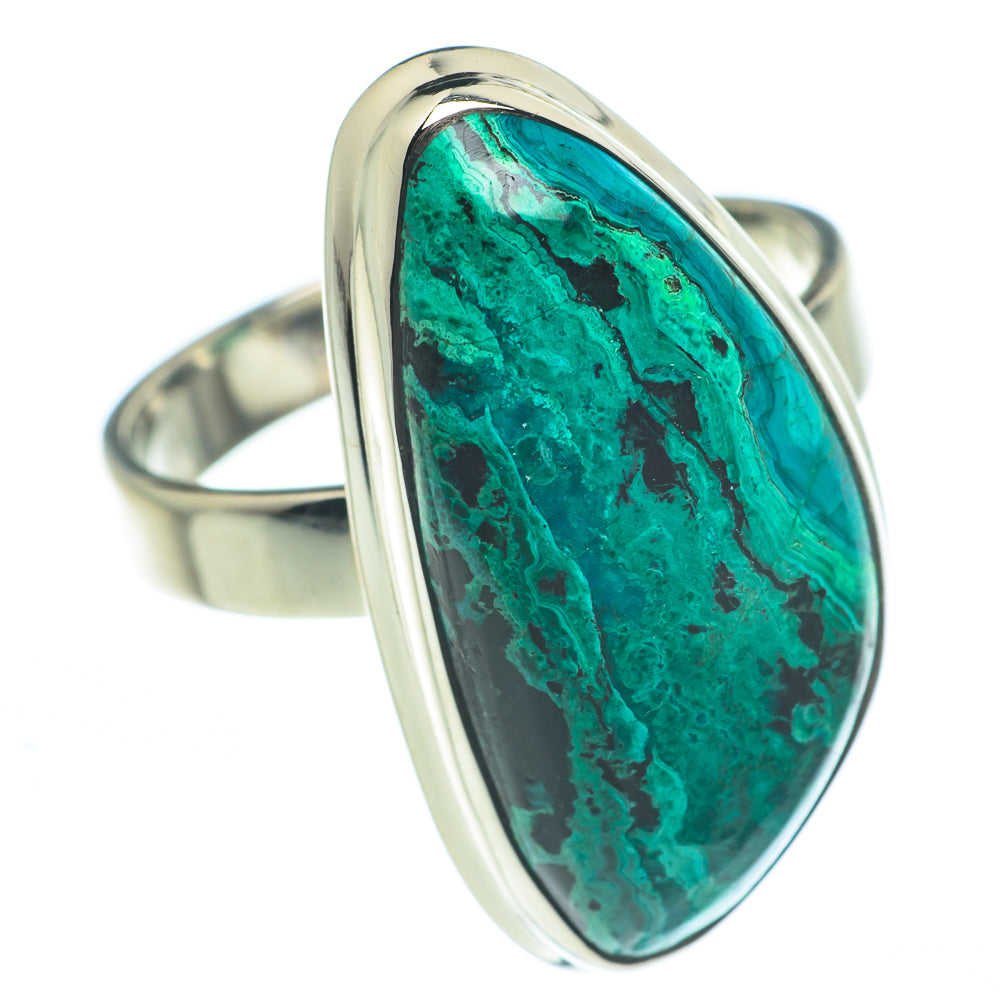 Chrysocolla Rings handcrafted by Ana Silver Co - RING62394