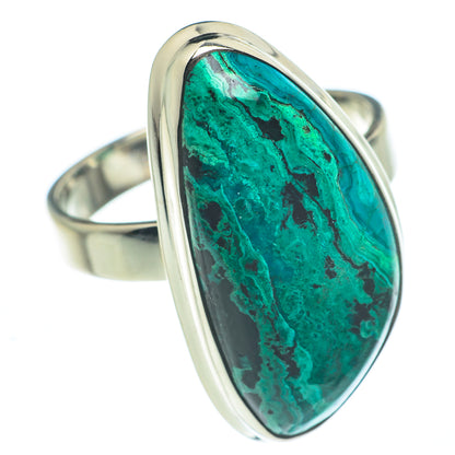 Chrysocolla Rings handcrafted by Ana Silver Co - RING62394