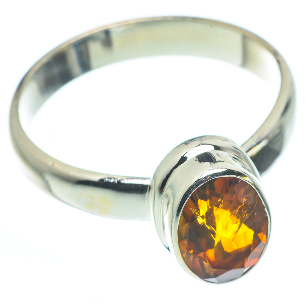 Mandarin Citrine Rings handcrafted by Ana Silver Co - RING62396