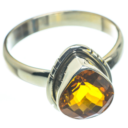 Mandarin Citrine Rings handcrafted by Ana Silver Co - RING62397