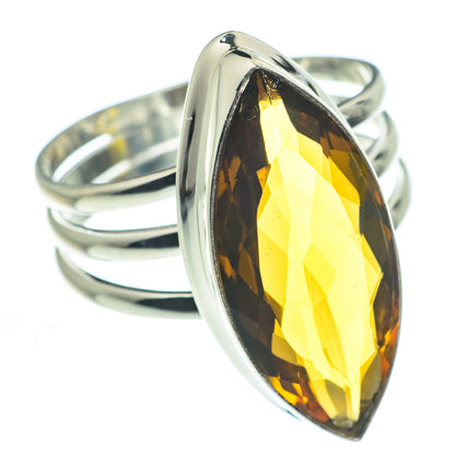 Mandarin Citrine Rings handcrafted by Ana Silver Co - RING62398