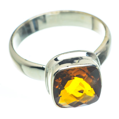 Mandarin Citrine Rings handcrafted by Ana Silver Co - RING62399