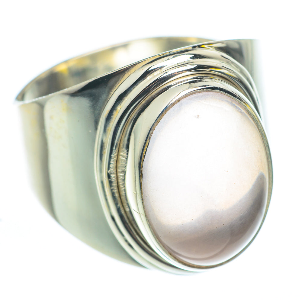 Rose Quartz Rings handcrafted by Ana Silver Co - RING62404