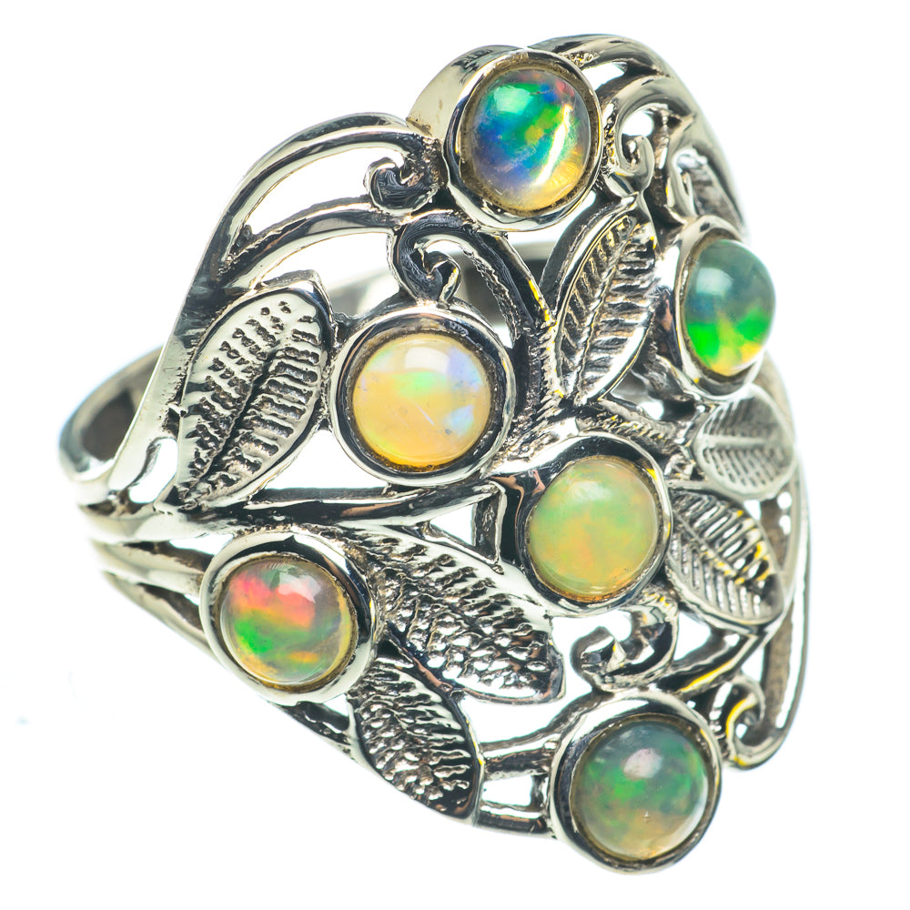 Ethiopian Opal Rings handcrafted by Ana Silver Co - RING62418