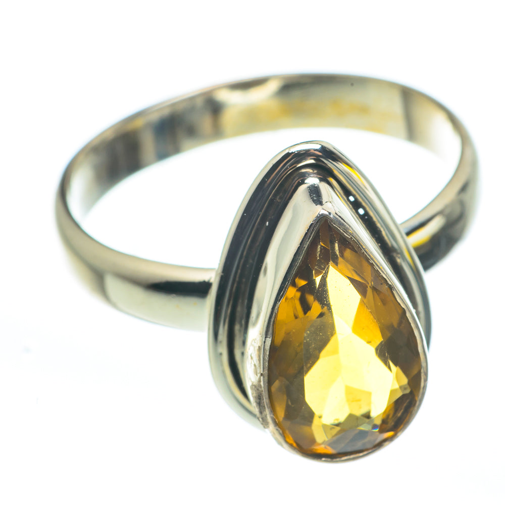 Citrine Rings handcrafted by Ana Silver Co - RING62428