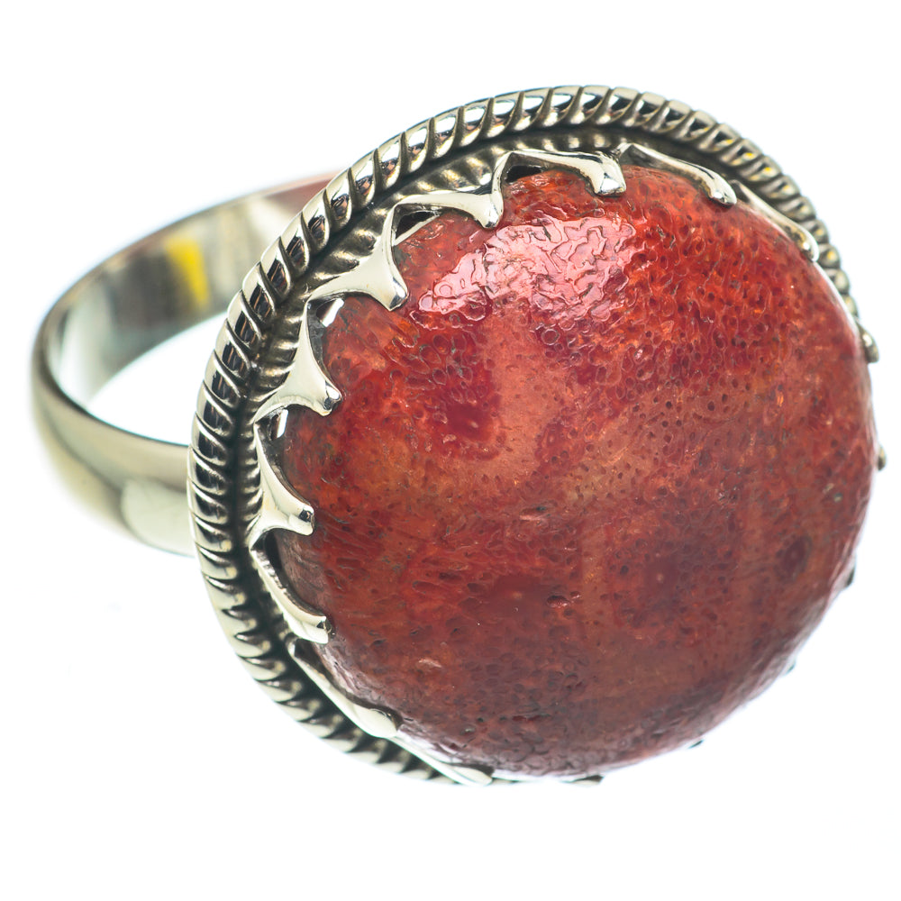 Sponge Coral Rings handcrafted by Ana Silver Co - RING62431