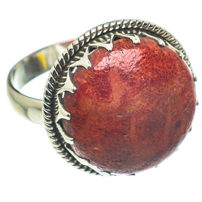 Sponge Coral Rings handcrafted by Ana Silver Co - RING62431