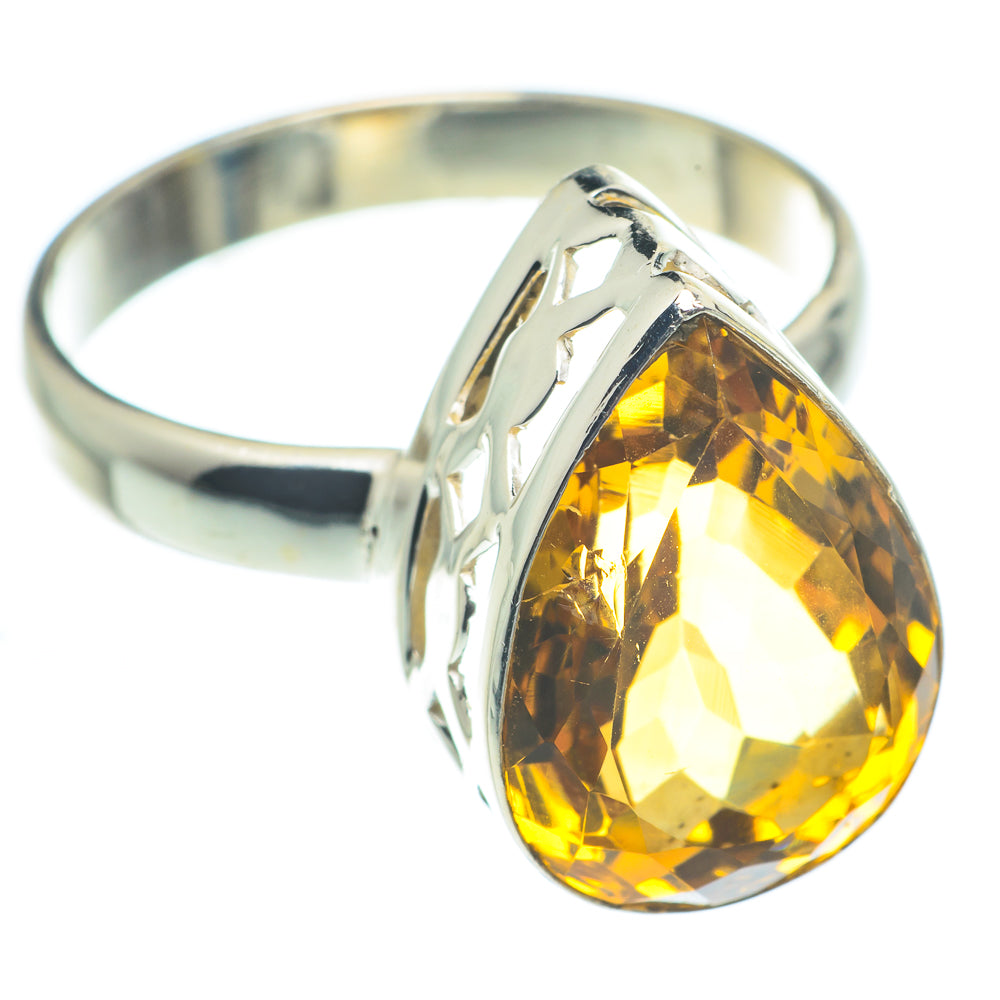 Citrine Rings handcrafted by Ana Silver Co - RING62433