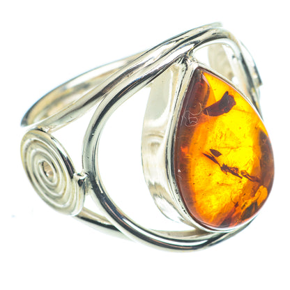 Baltic Amber Rings handcrafted by Ana Silver Co - RING62434