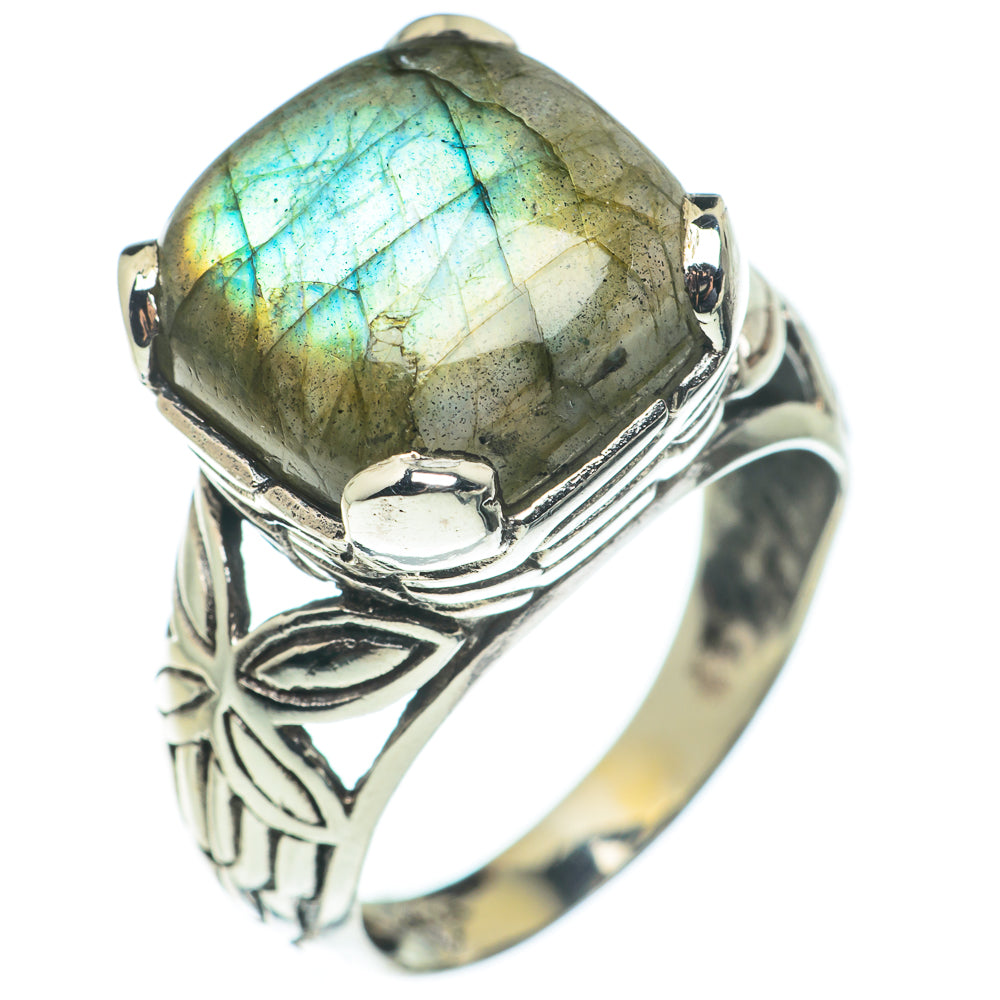 Labradorite Rings handcrafted by Ana Silver Co - RING62447