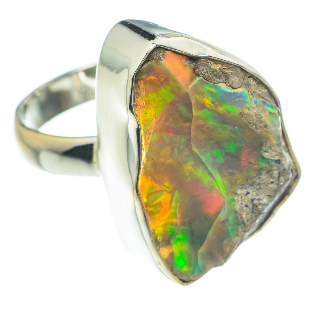 Ethiopian Opal Rings handcrafted by Ana Silver Co - RING62449