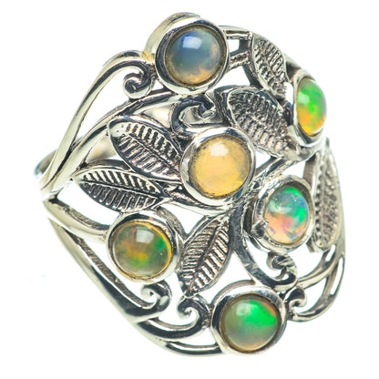 Ethiopian Opal Rings handcrafted by Ana Silver Co - RING62450