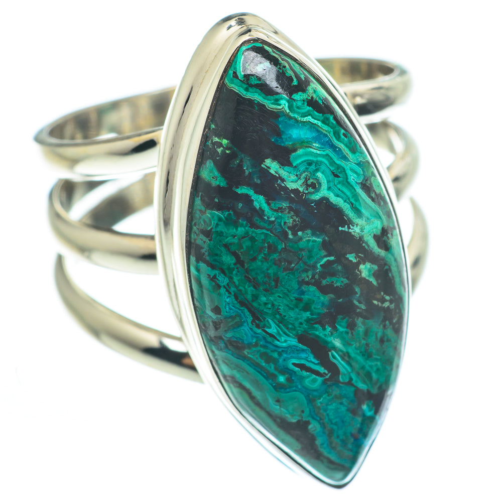 Chrysocolla Rings handcrafted by Ana Silver Co - RING62457