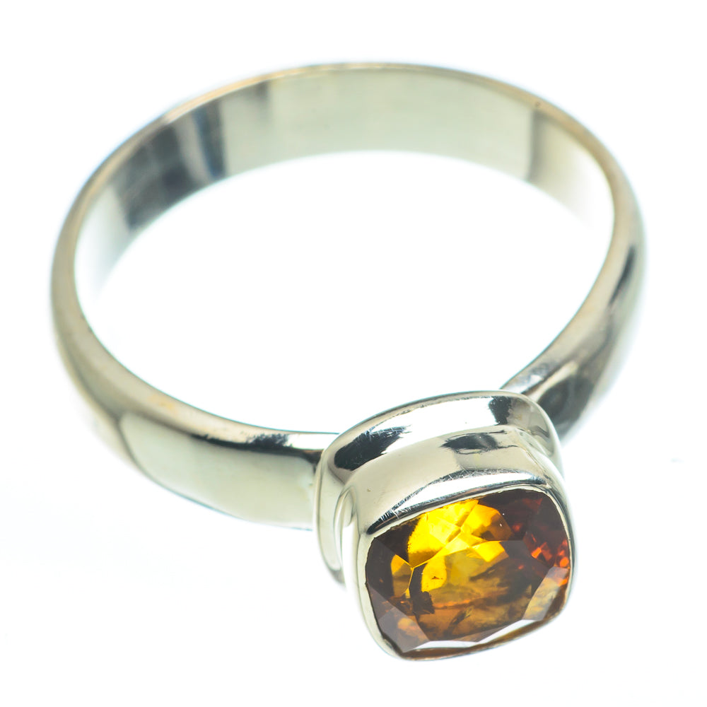 Mandarin Citrine Rings handcrafted by Ana Silver Co - RING62459